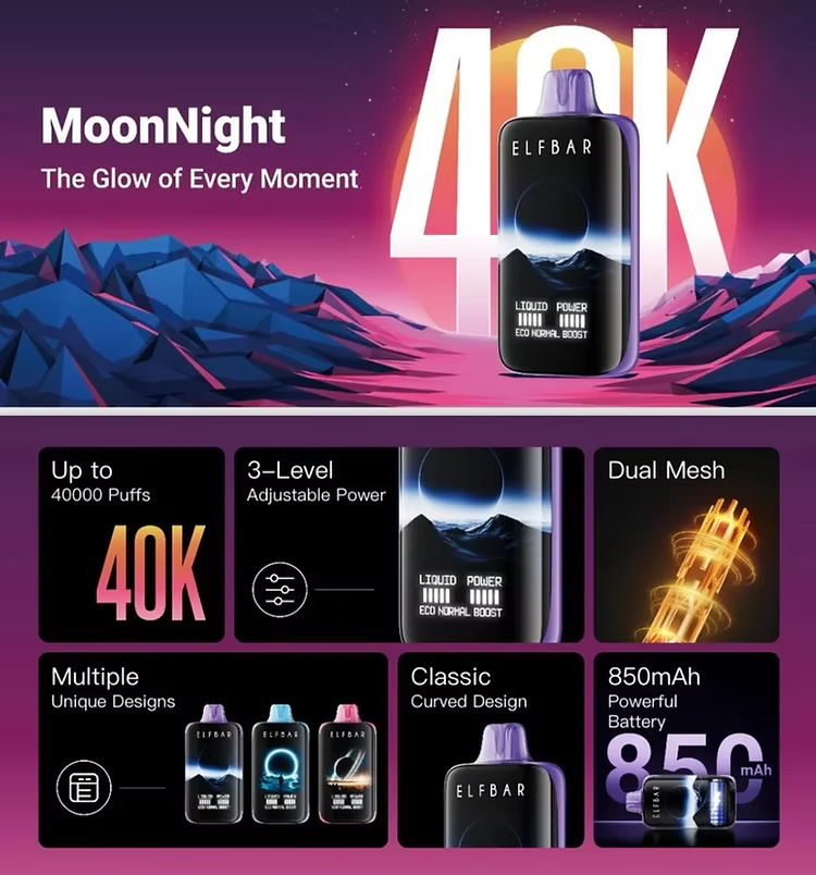 ELFBAR Moon Night 40000 Puffs